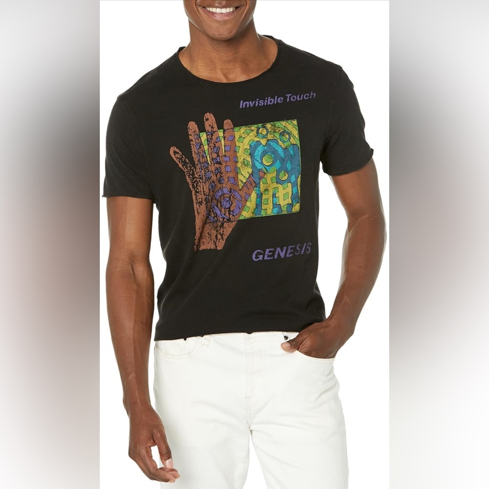 John Varvatos Black Graphic Tee